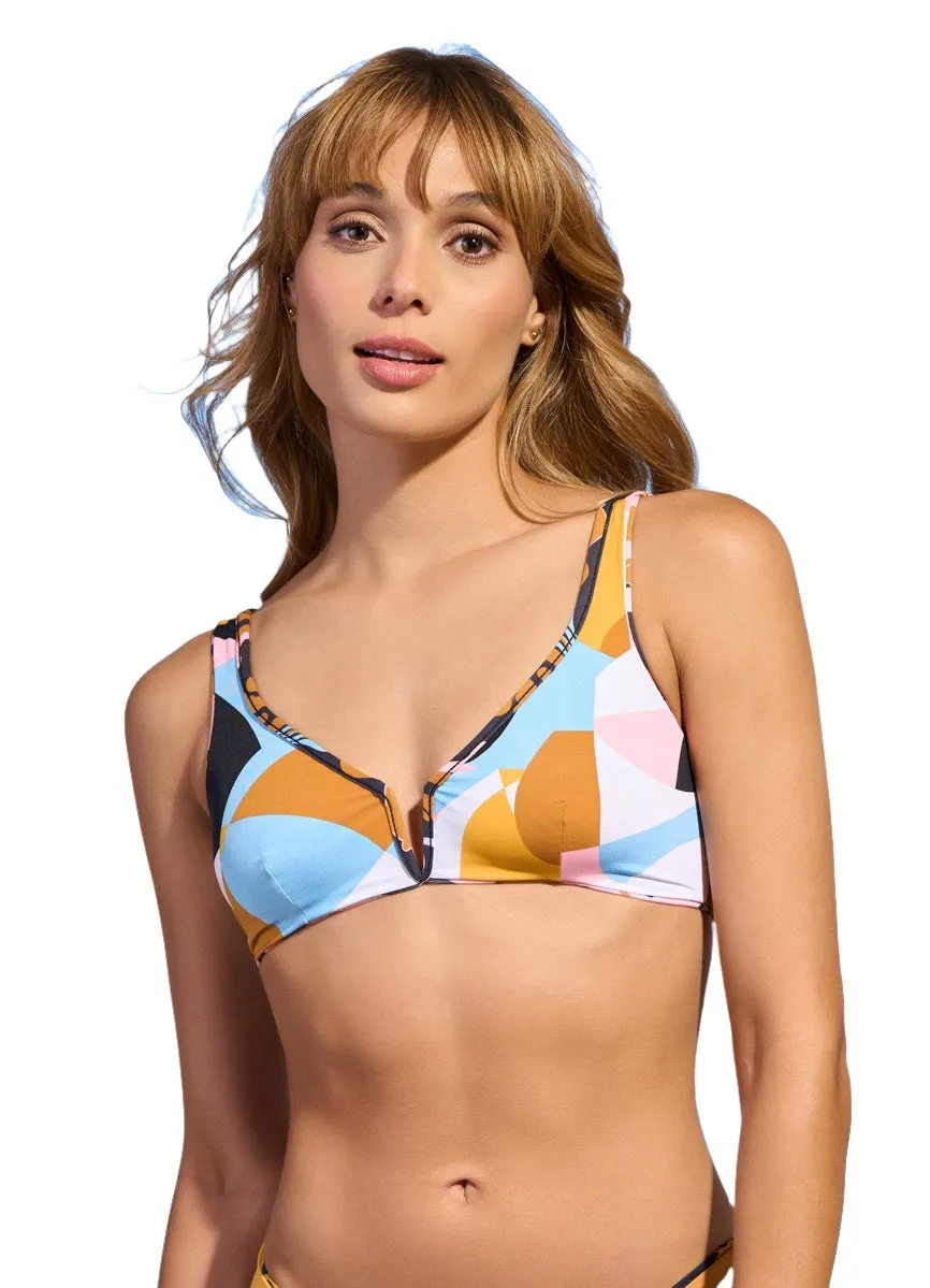 Maaji Swizzle Victory V Wire Bralette Bikini Top