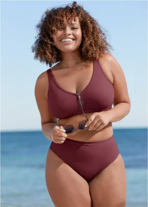 Maui Bikini Bottom - Dark Mahogany