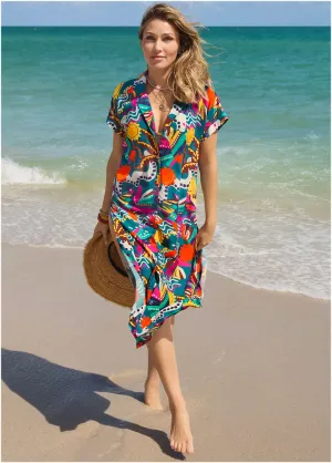 Maxi Button Down - Retro Chicka Boom