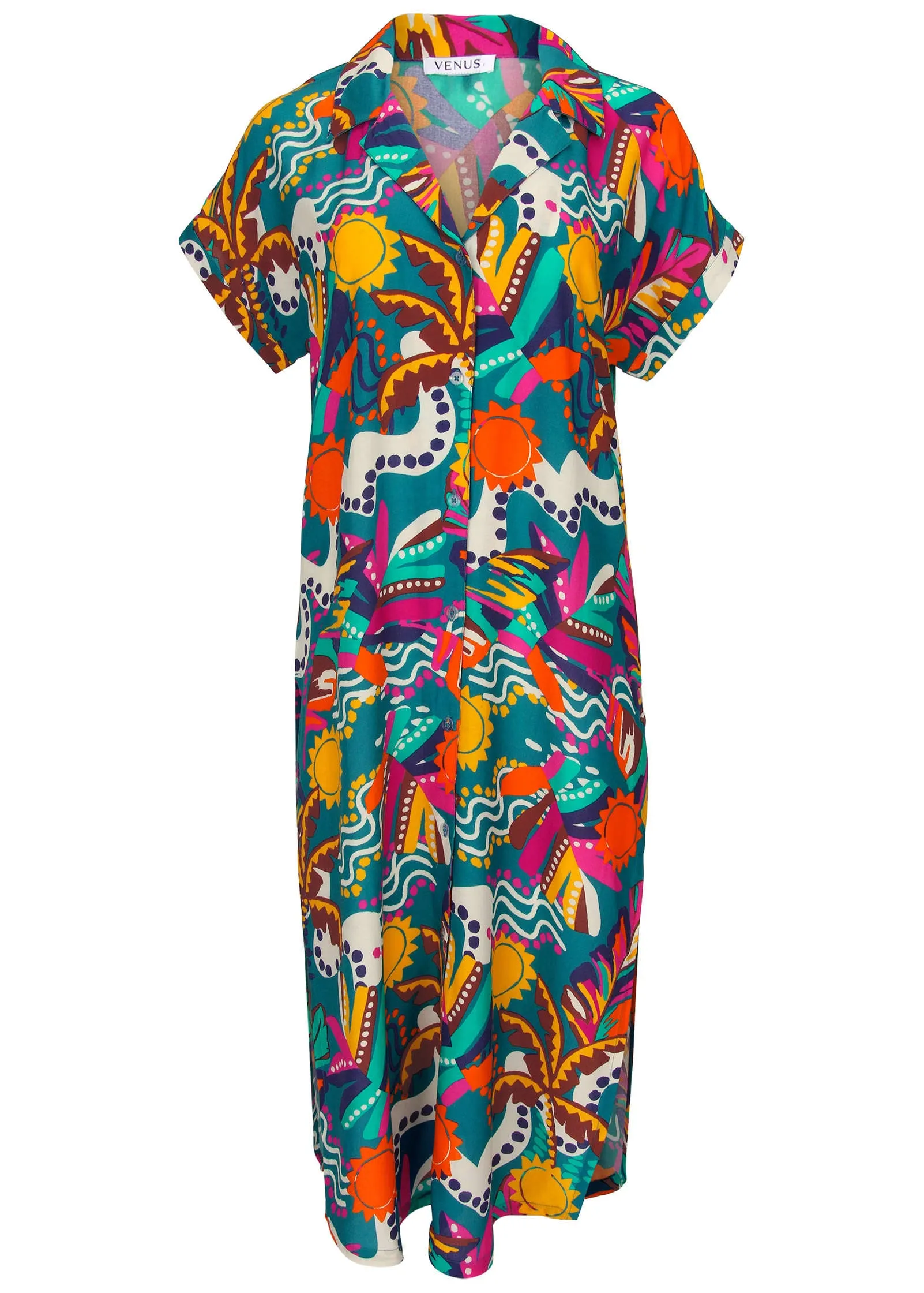 Maxi Button Down - Retro Chicka Boom