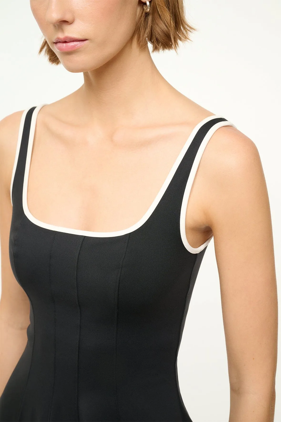 MINI WELLS SPORT DRESS | BLACK IVORY