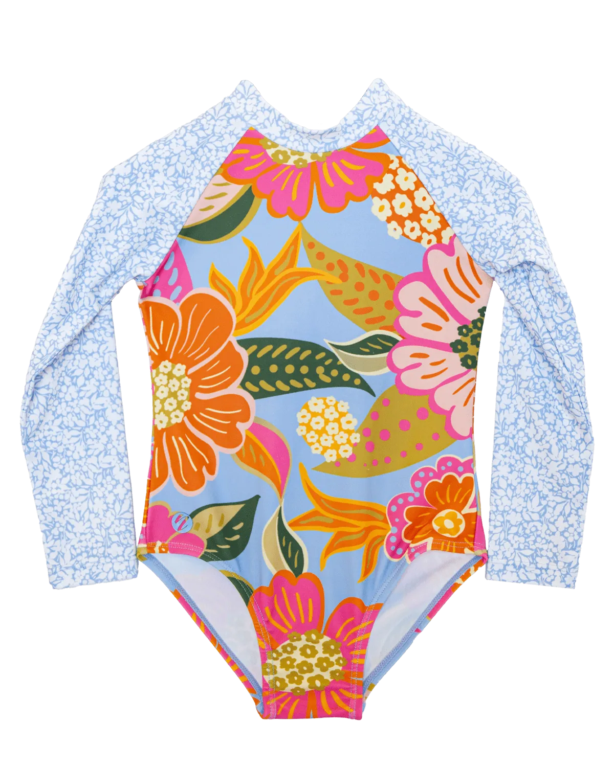 Mona Girls Long Sleeve One Piece