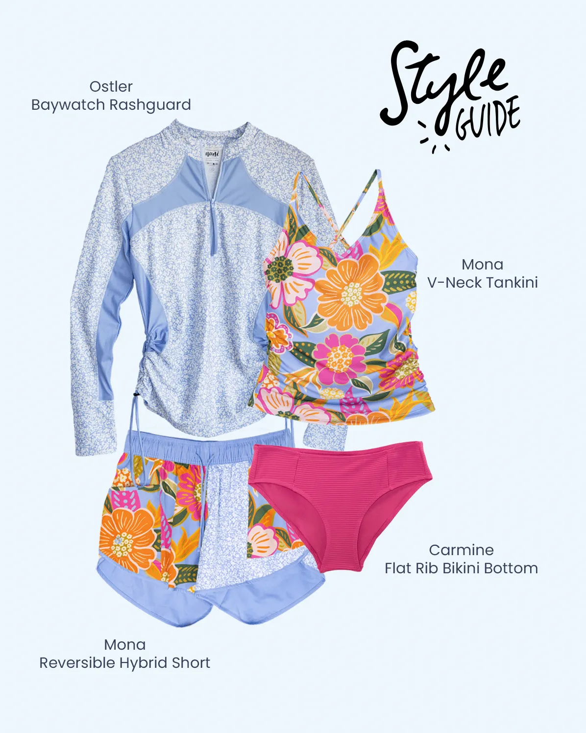 Mona V-Neck Tankini