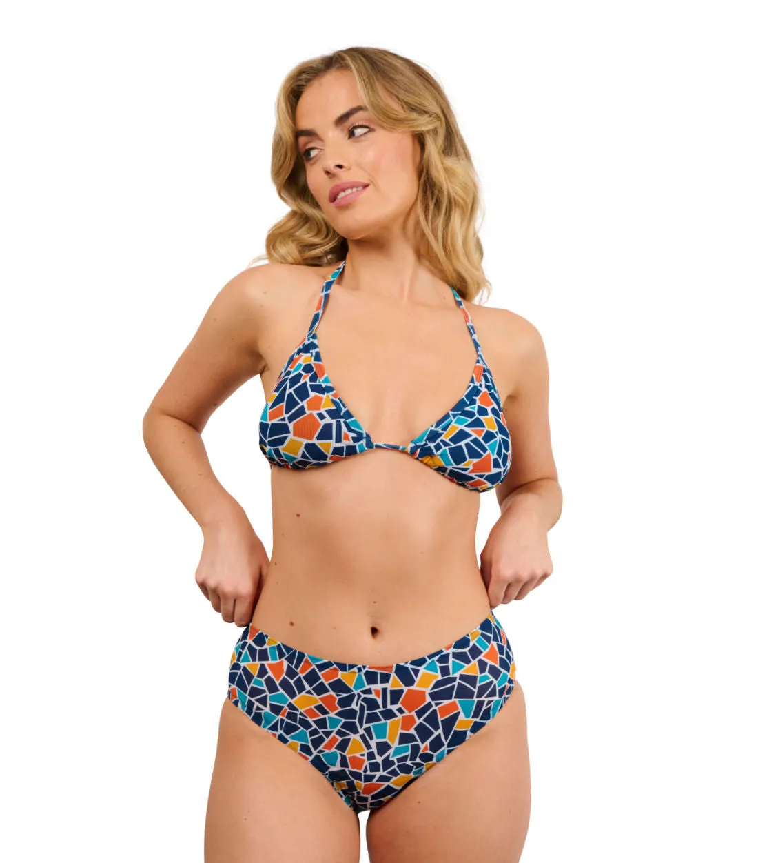 Monaco Tan Through High Waisted Bikini Brief