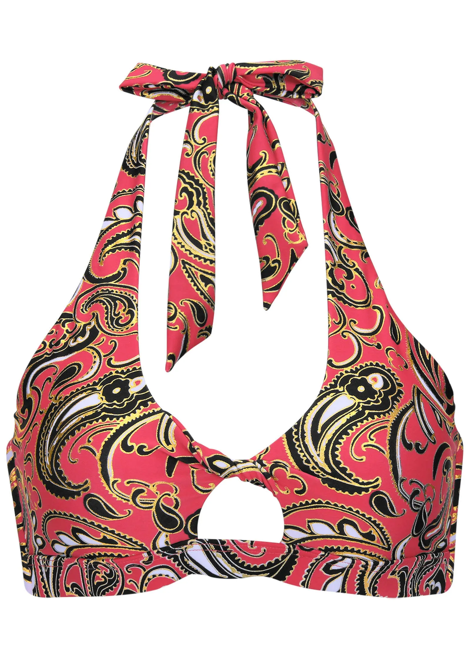 Nassau Halter Bikini Top - Splendid Paisley