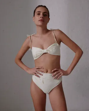 Niche Hand Embroidered Bottom Ivory