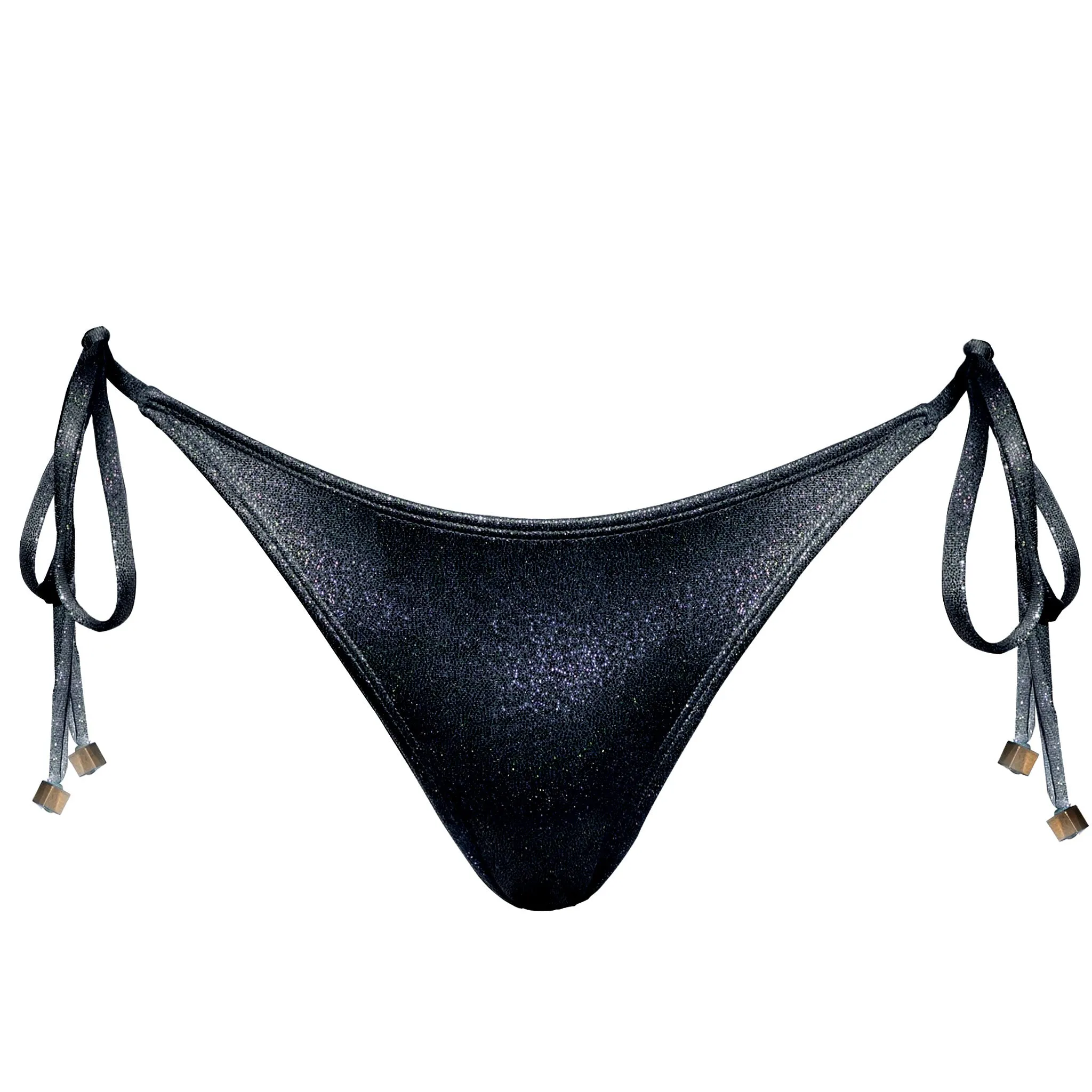 NOVA SCRUNCH BOTTOMS - GLITTER BLACK