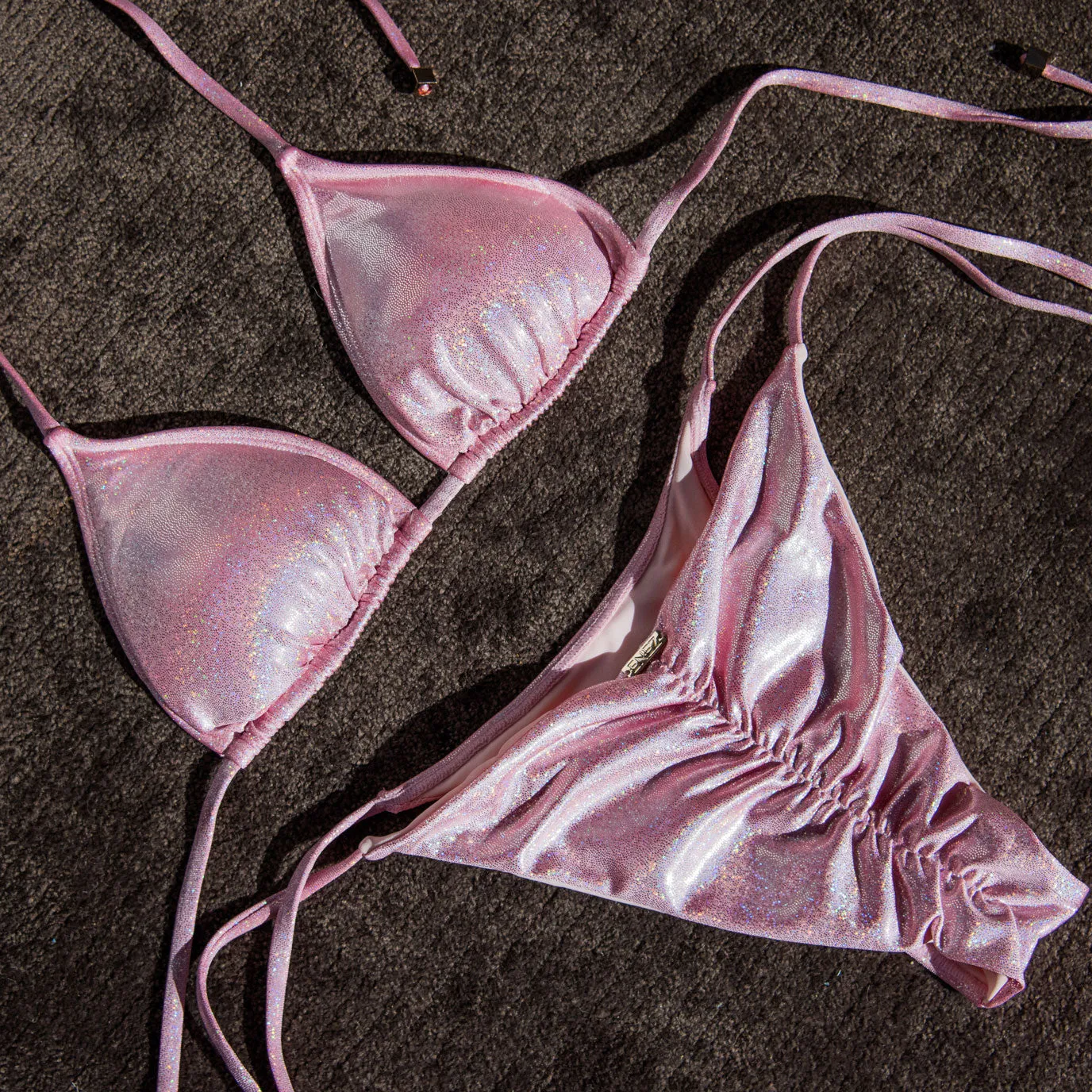 NOVA TOP - GLITTER PINK