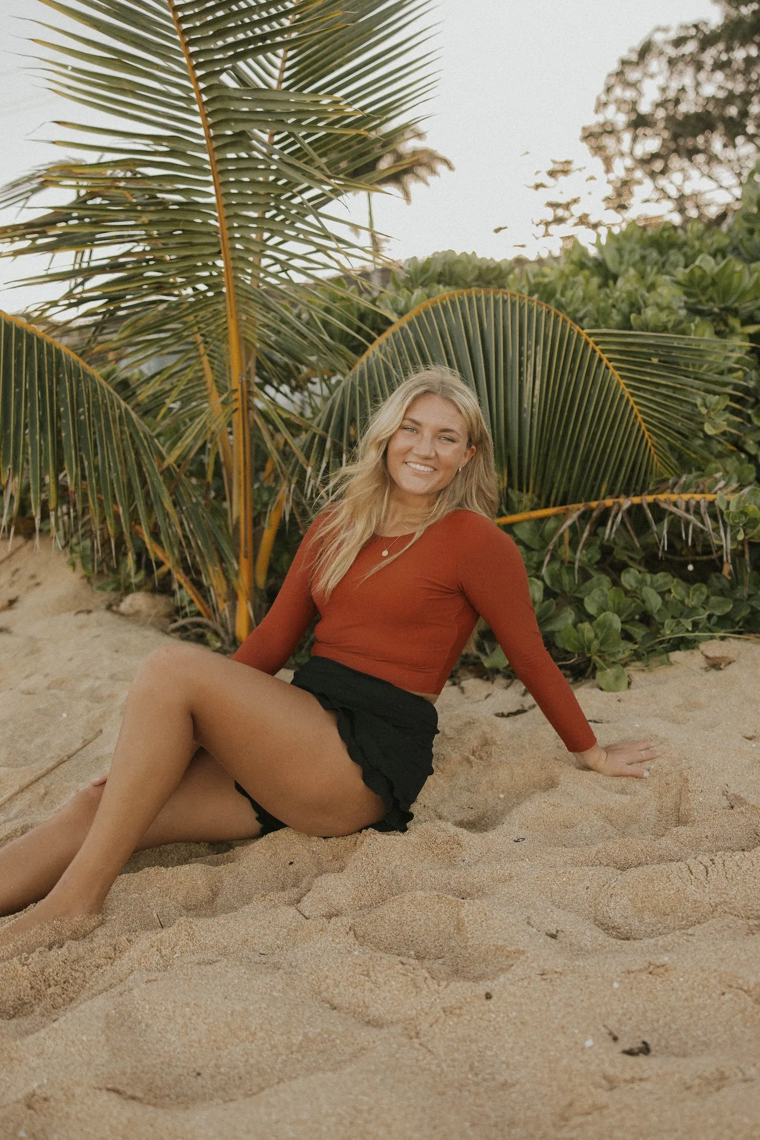 Obsidian High-Waisted Swim Shorts