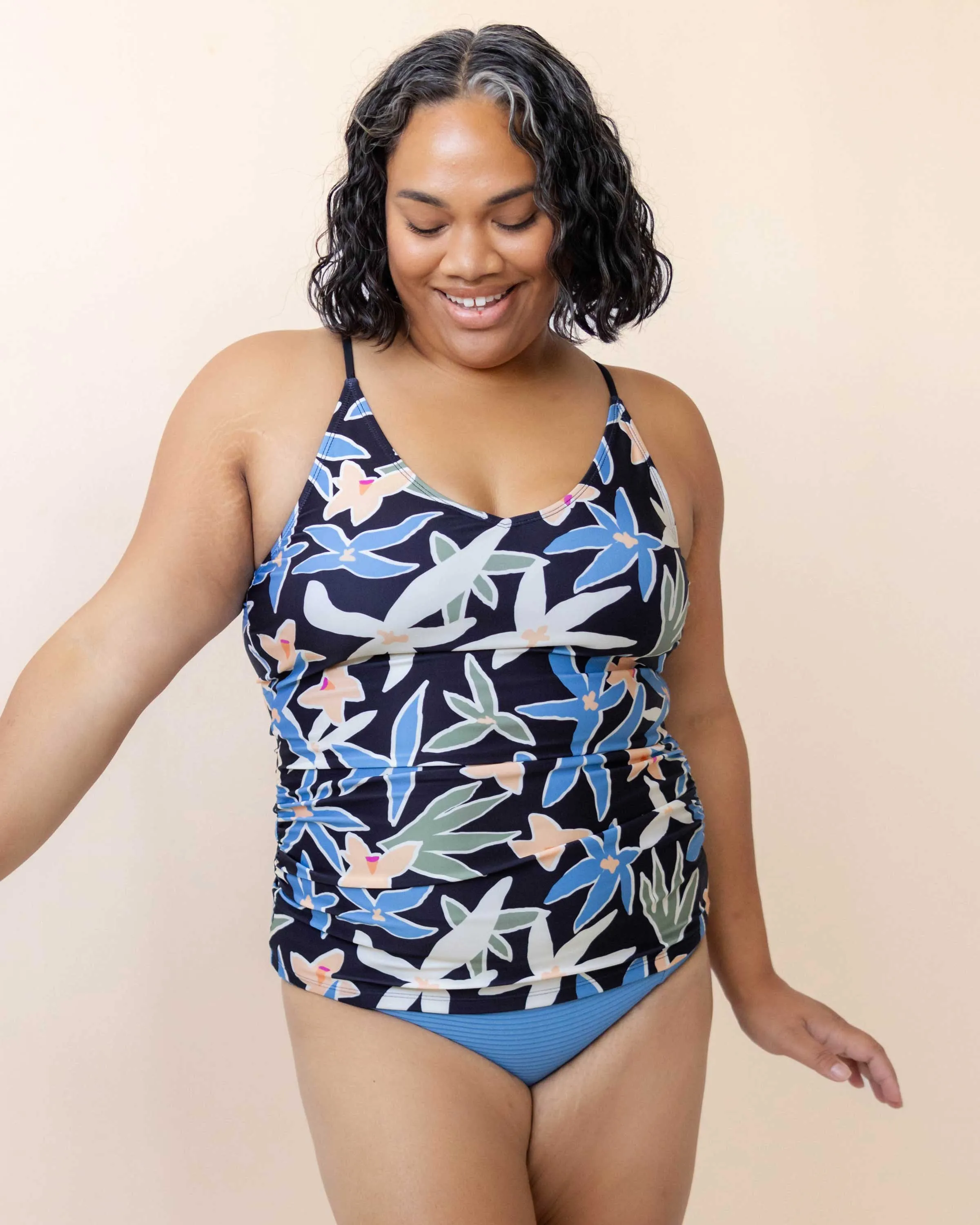 Raven V-Neck Tankini