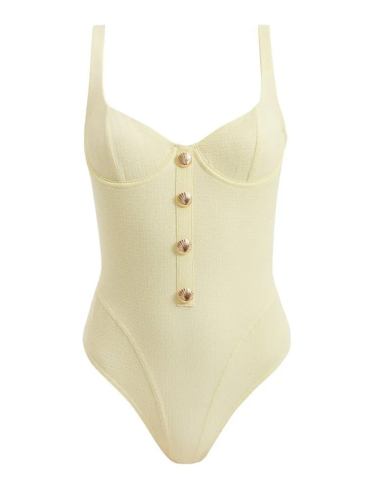 Reva Yellow Swimsuit