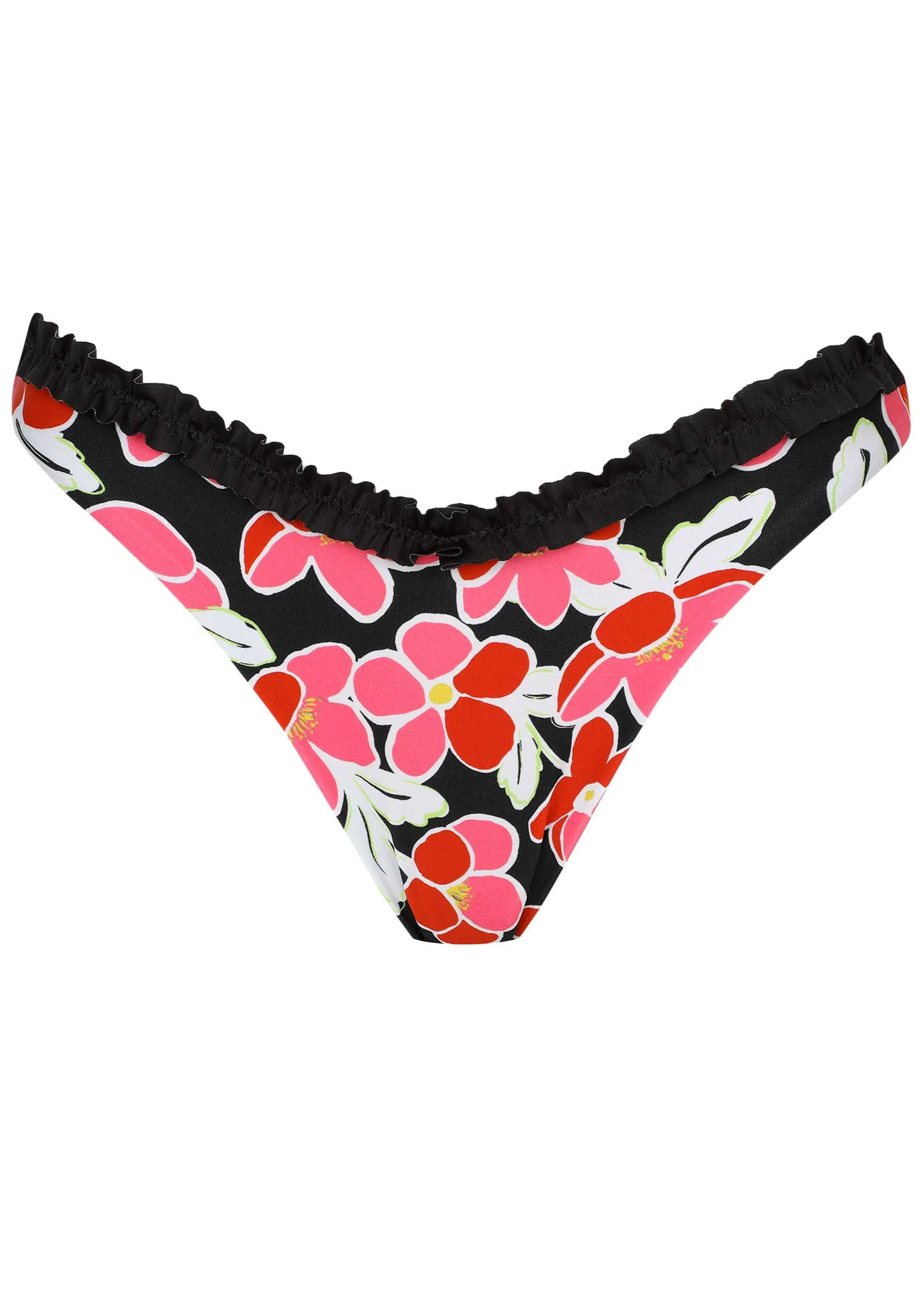 Ruffle Havana Bikini Bottom - Cartoon Poppy
