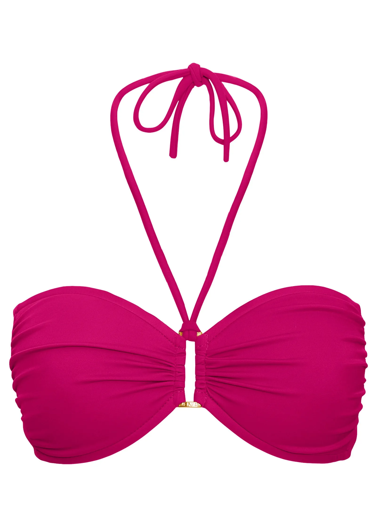 Shapely Ruched Bandeau - Sangria