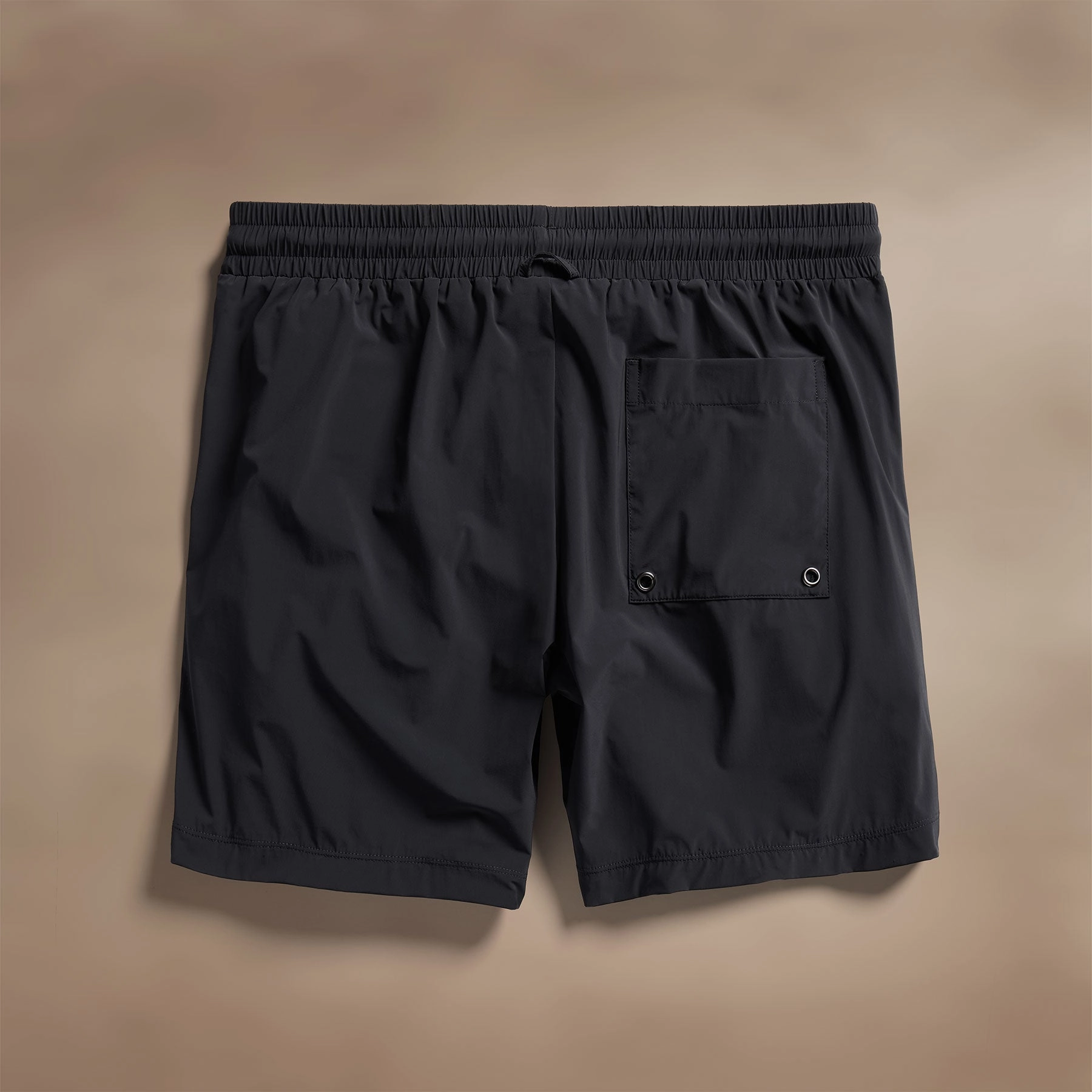 Split Hem Boardshort - Black