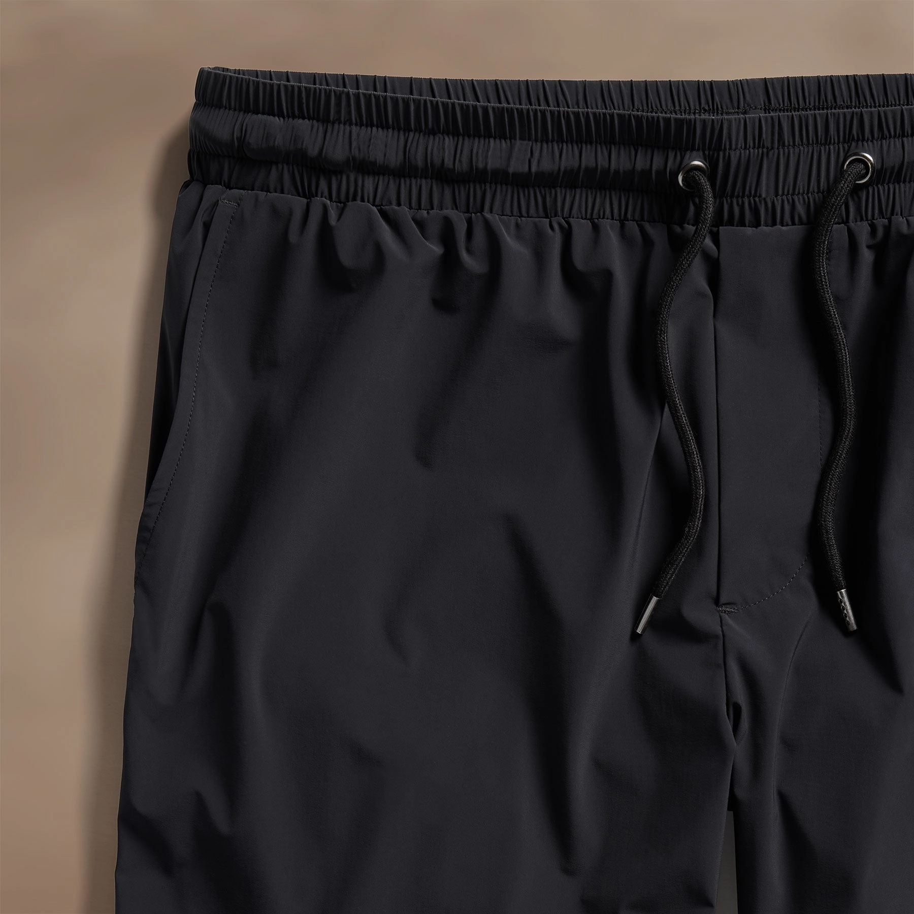 Split Hem Boardshort - Black