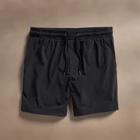 Split Hem Boardshort - Black