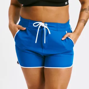 Swim 2.5" High Waisted Board Shortie - Marina Blue