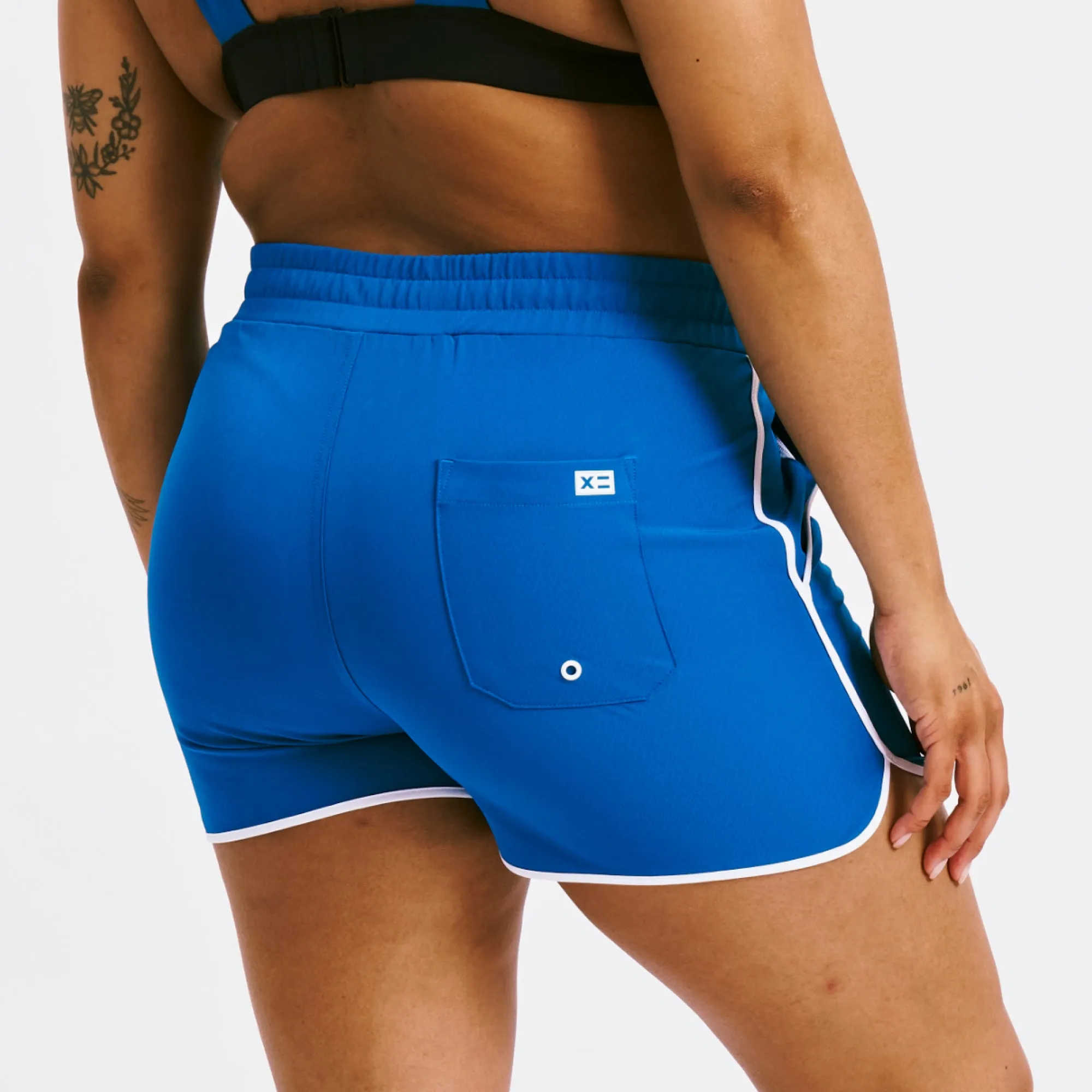 Swim 2.5" High Waisted Board Shortie - Marina Blue