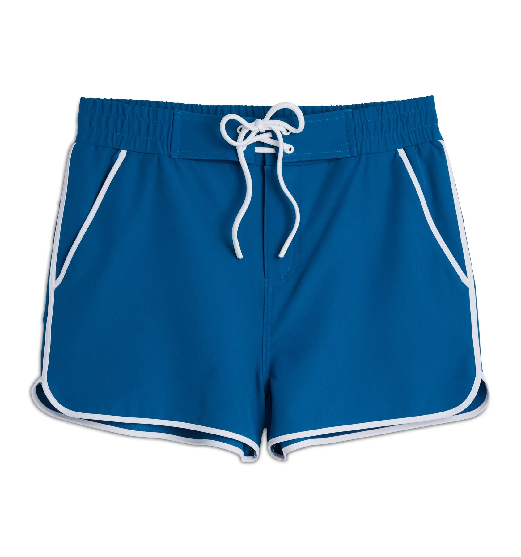 Swim 2.5" High Waisted Board Shortie - Marina Blue