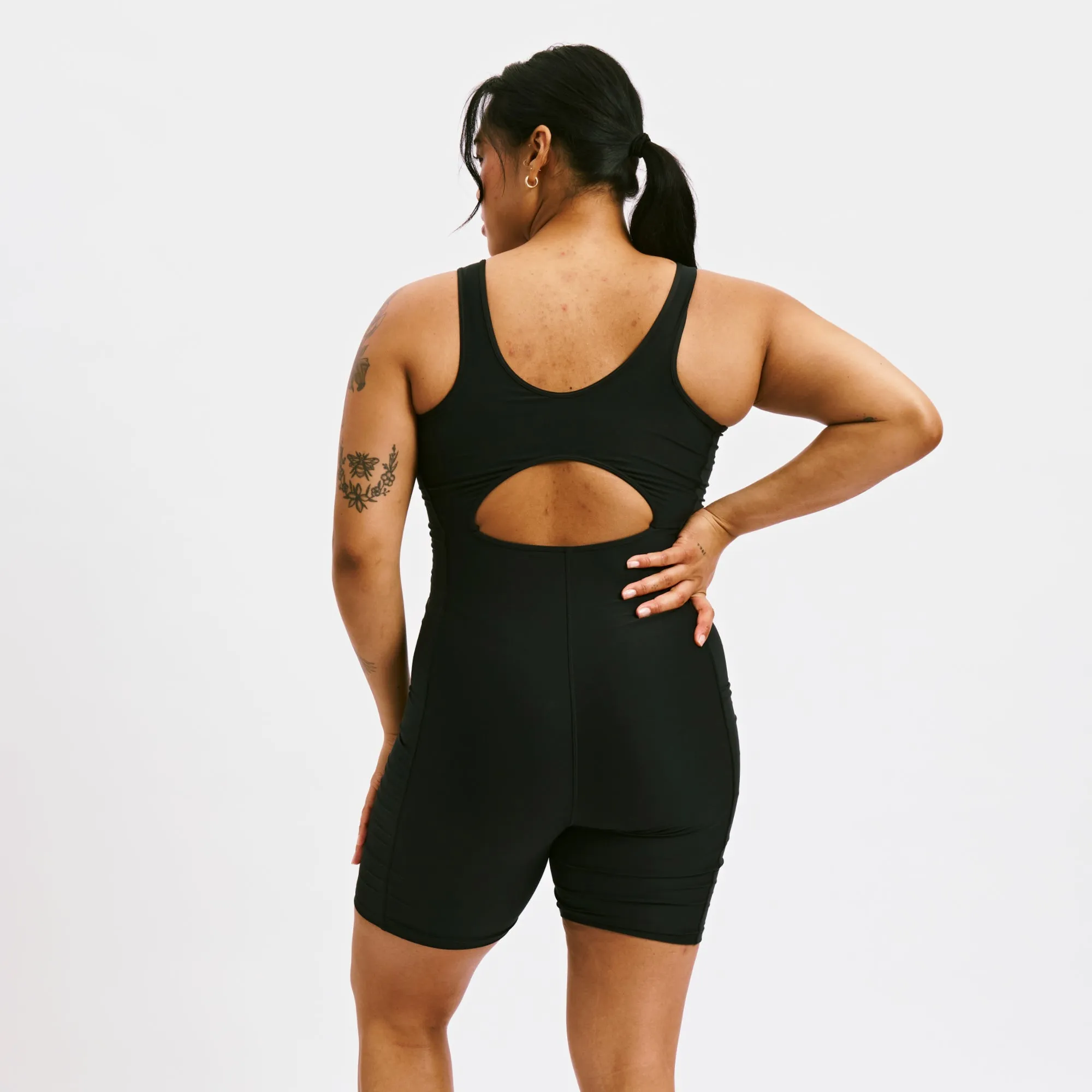 Swim 6" Reversible Sleeveless Unisuit - Palm Dreams