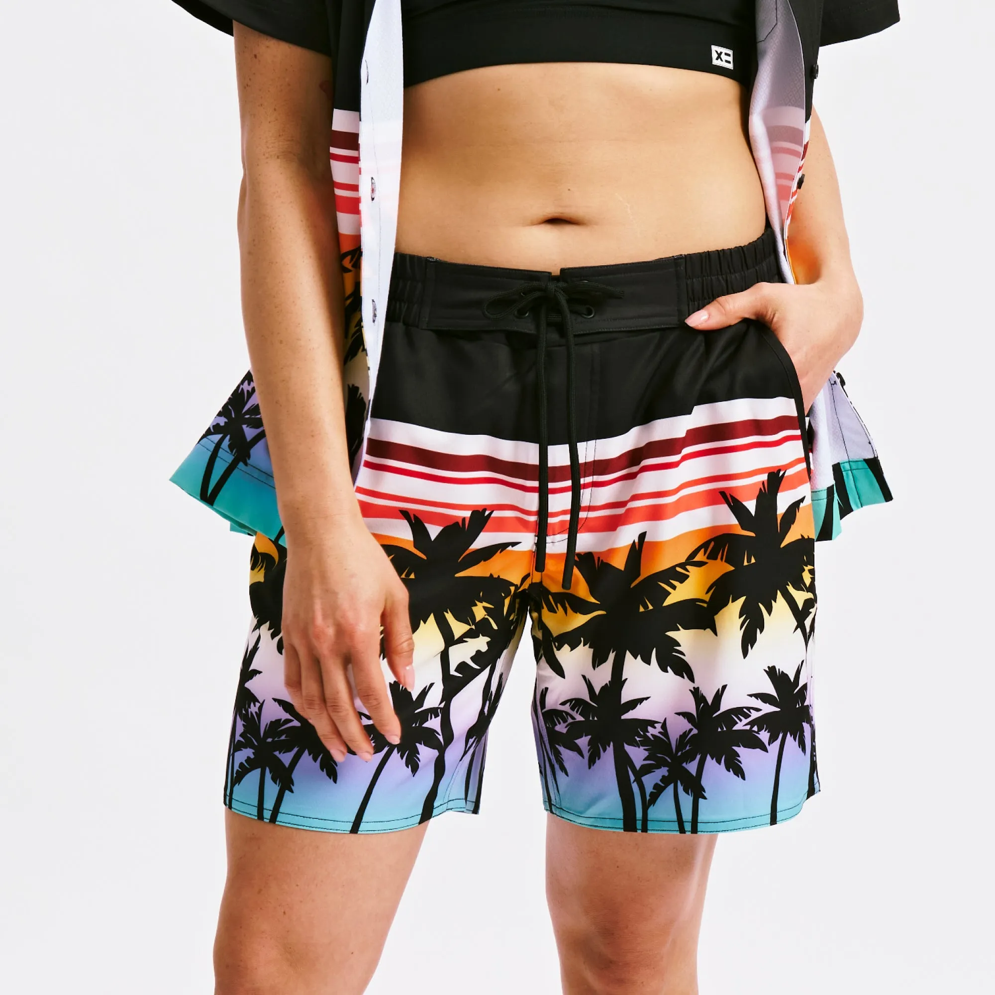 Swim 7" Heritage Board Shorts - Hawaiian Heat