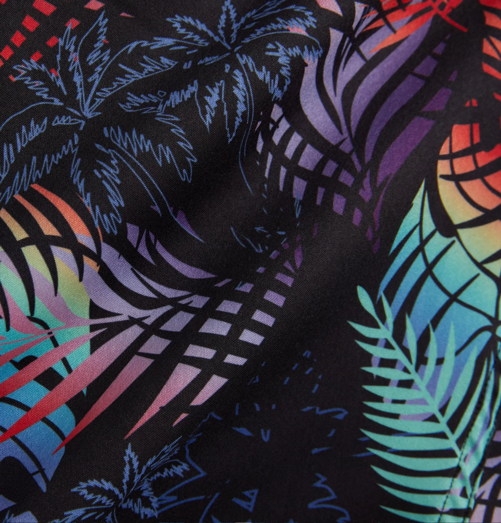 Swim 9" Shorts with Pocket - Palm Dreams