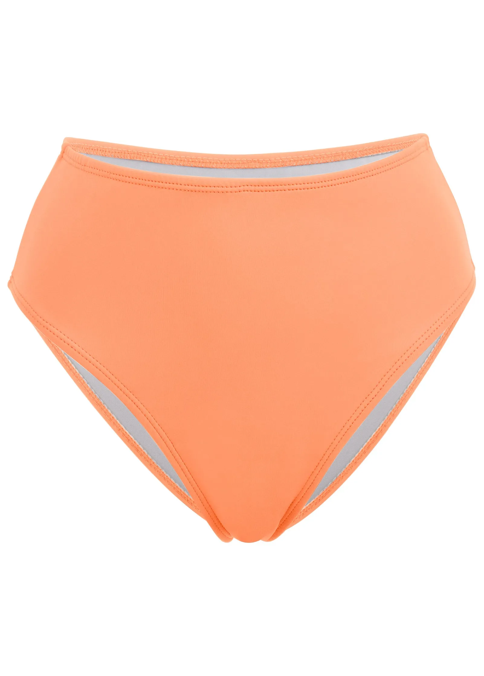 Tahiti High Rise Moderate Bottom - Cantaloupe