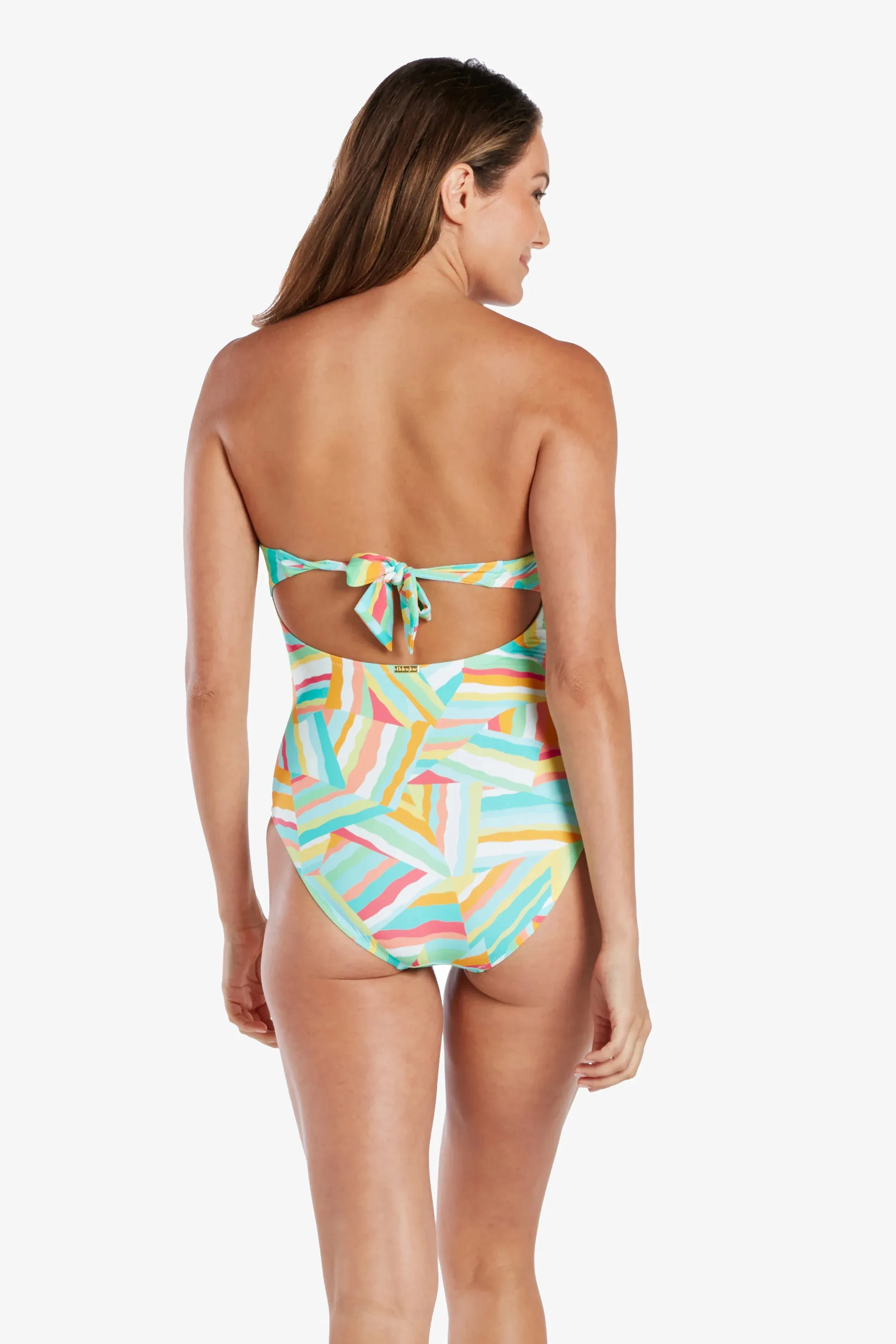 Twist Bandeau One-Piece  |  Beach Cabana