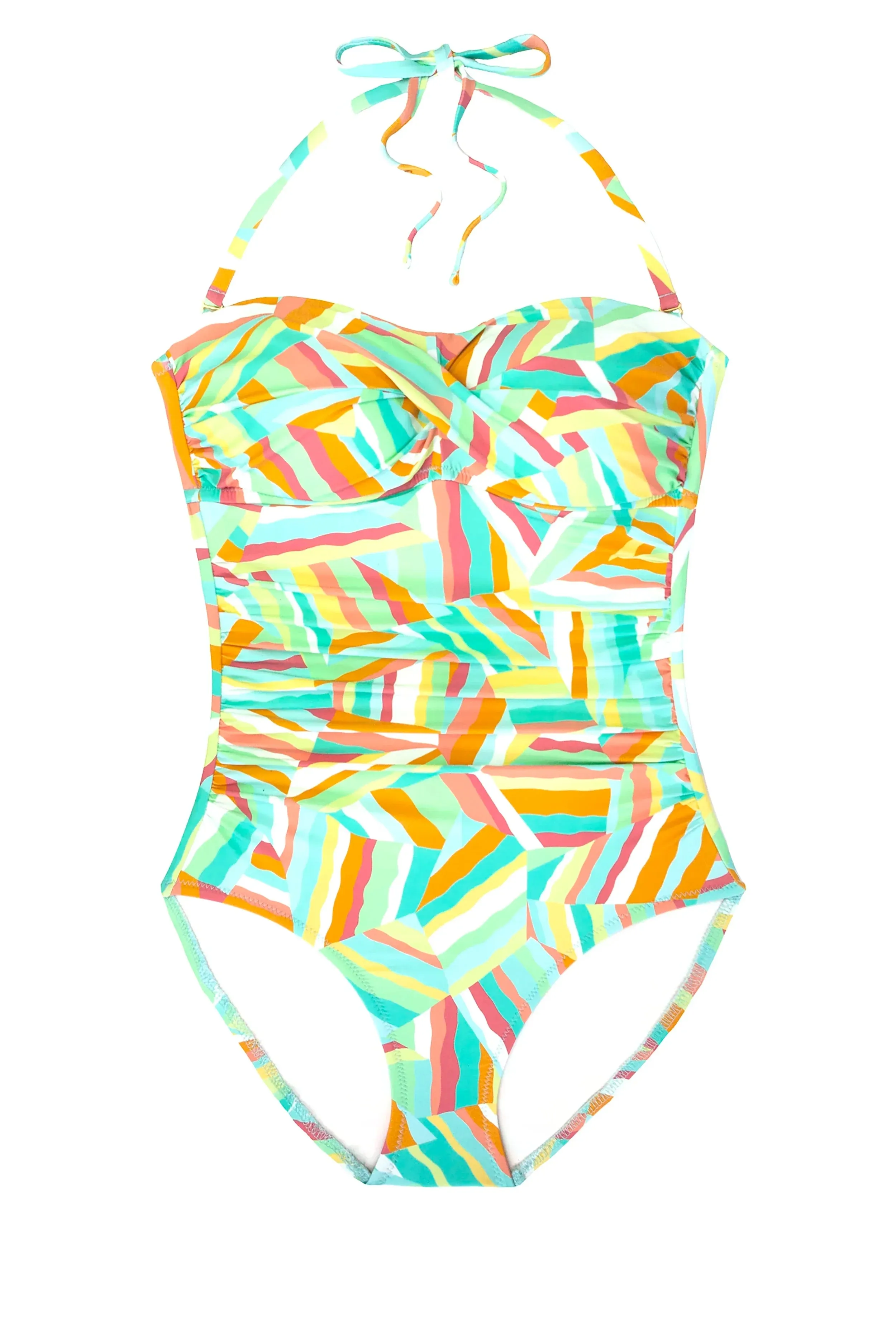 Twist Bandeau One-Piece  |  Beach Cabana