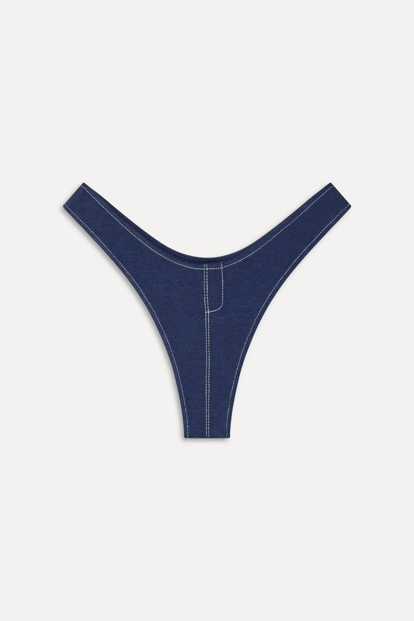 x BELLA HADID Full Moon Bikini Bottom - Summer Denim